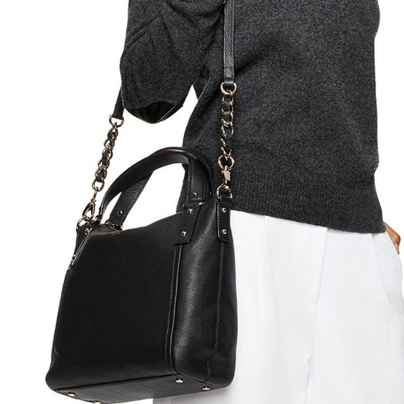 ♠️ Kate Spade Pine St Small Kori Black Leather Bag - Picture 4 of 8